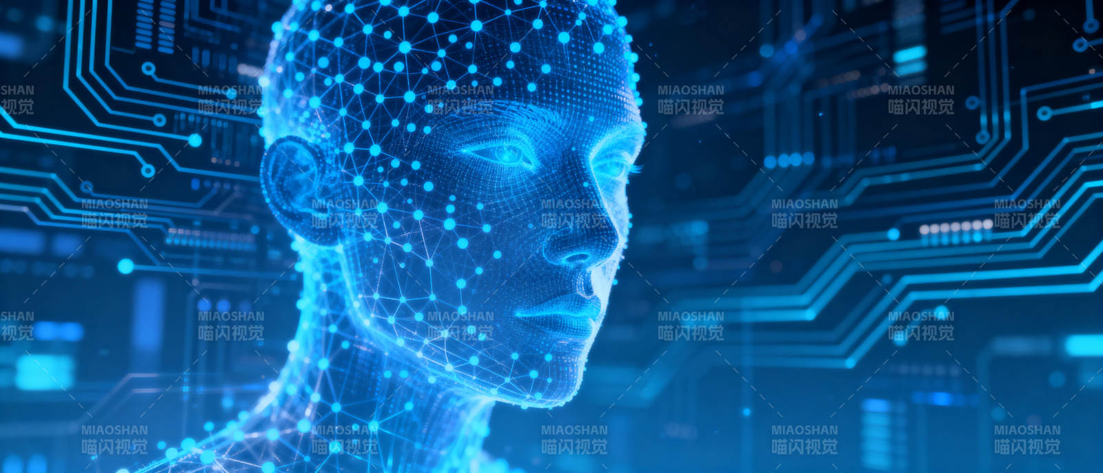 科技人像未来感图片