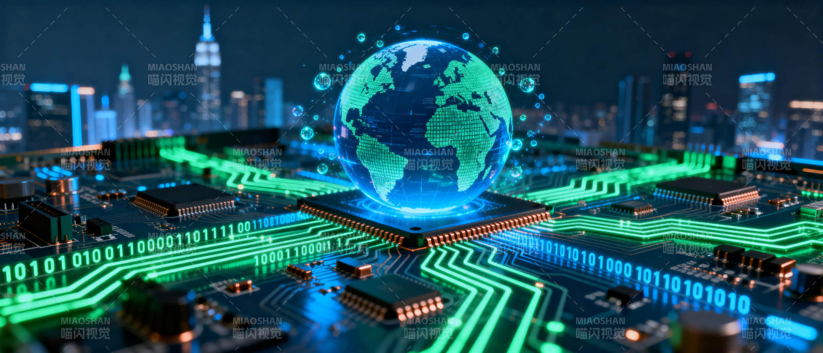数字地球互联未来图片