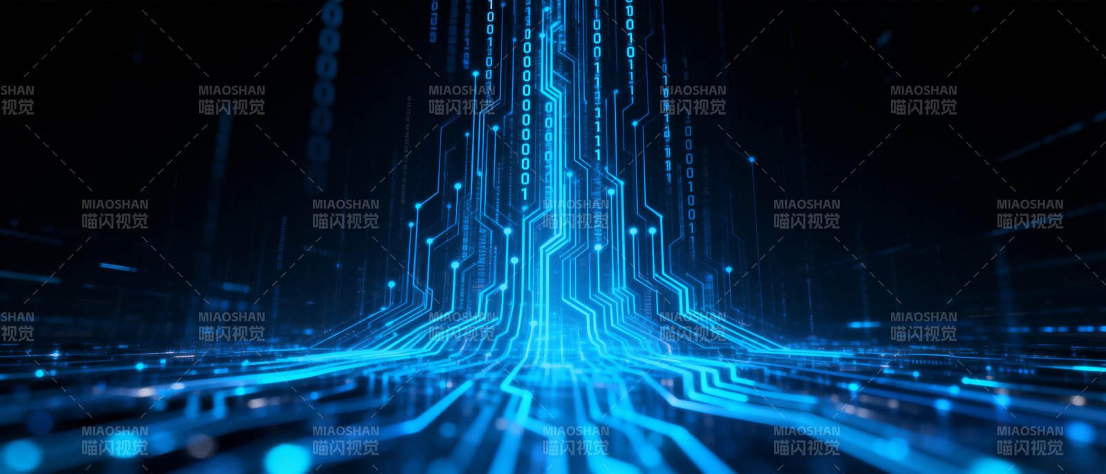 科技电路光效图图片