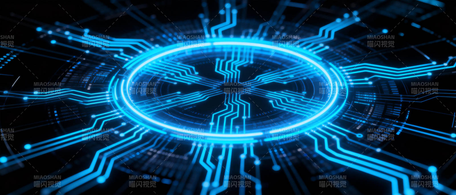 科技电路光效图片