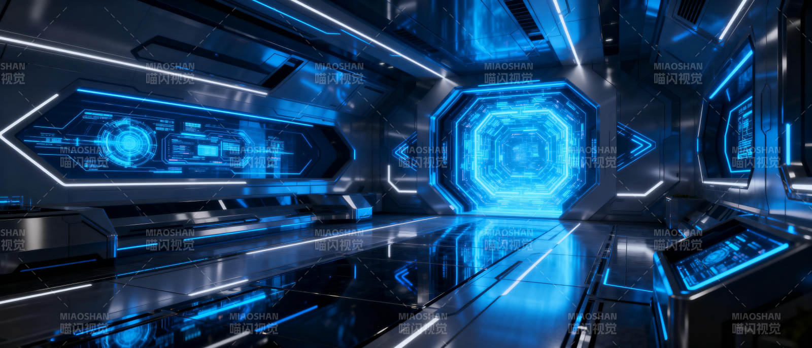 未来科技走廊图片