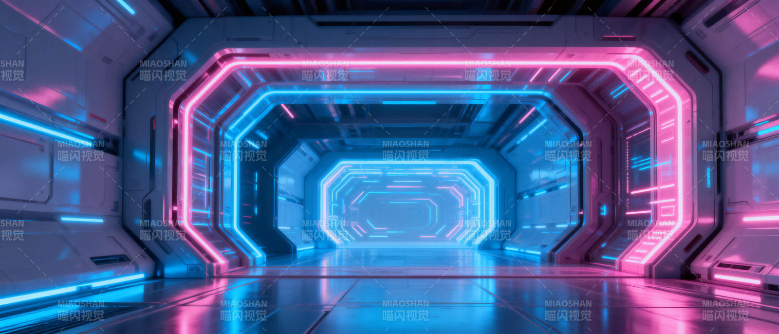 未来科技隧道图片