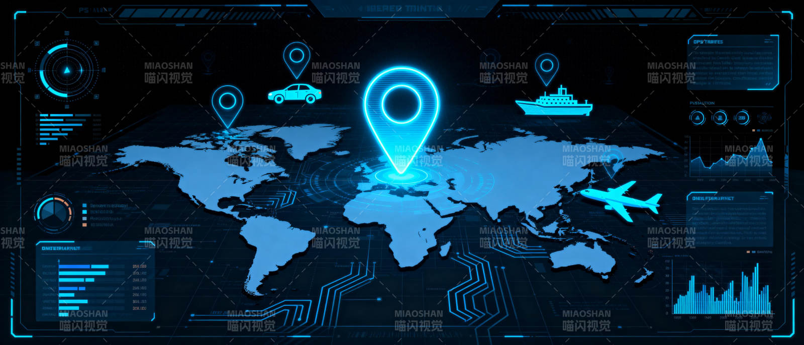 全球智能定位系统图片
