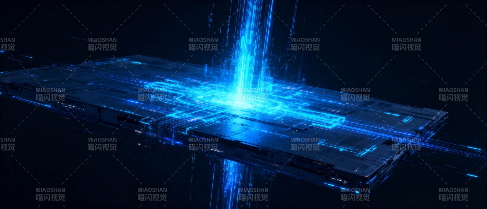 蓝色光束科技平台图片