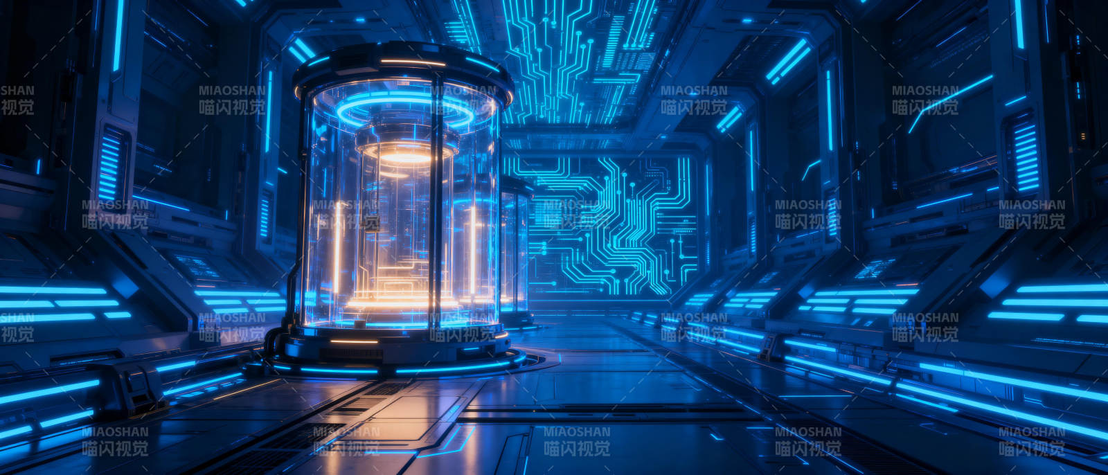 未来科技走廊图片