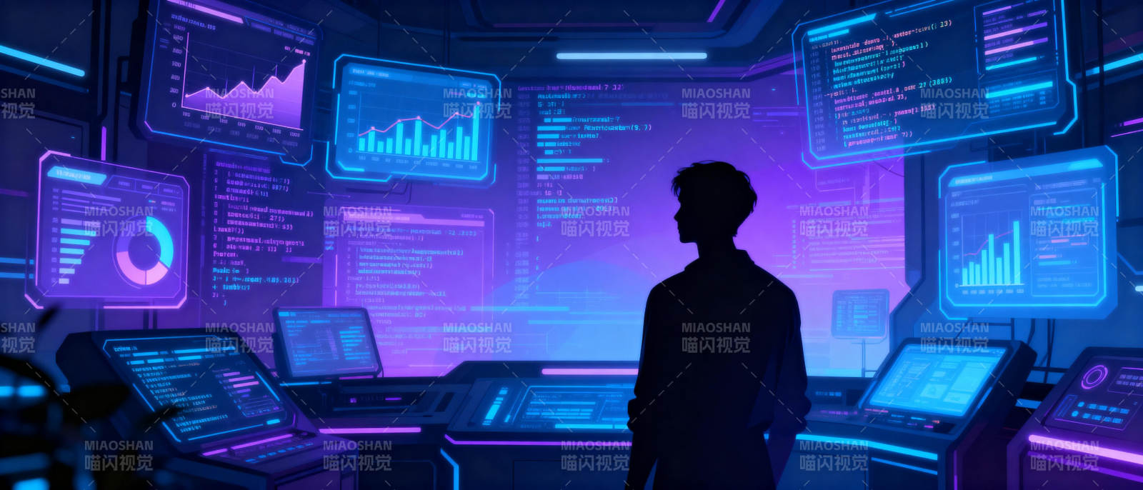 未来科技控制室图片