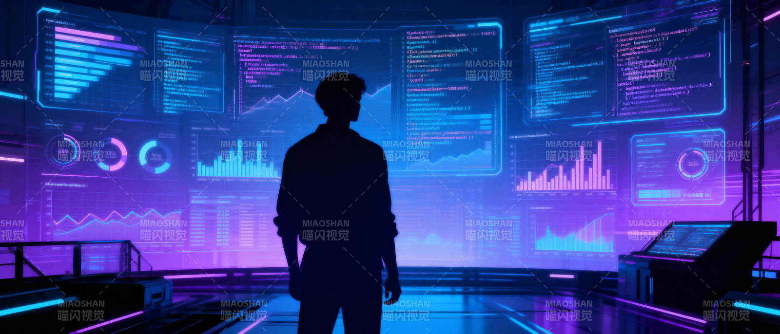 未来科技控制室图片