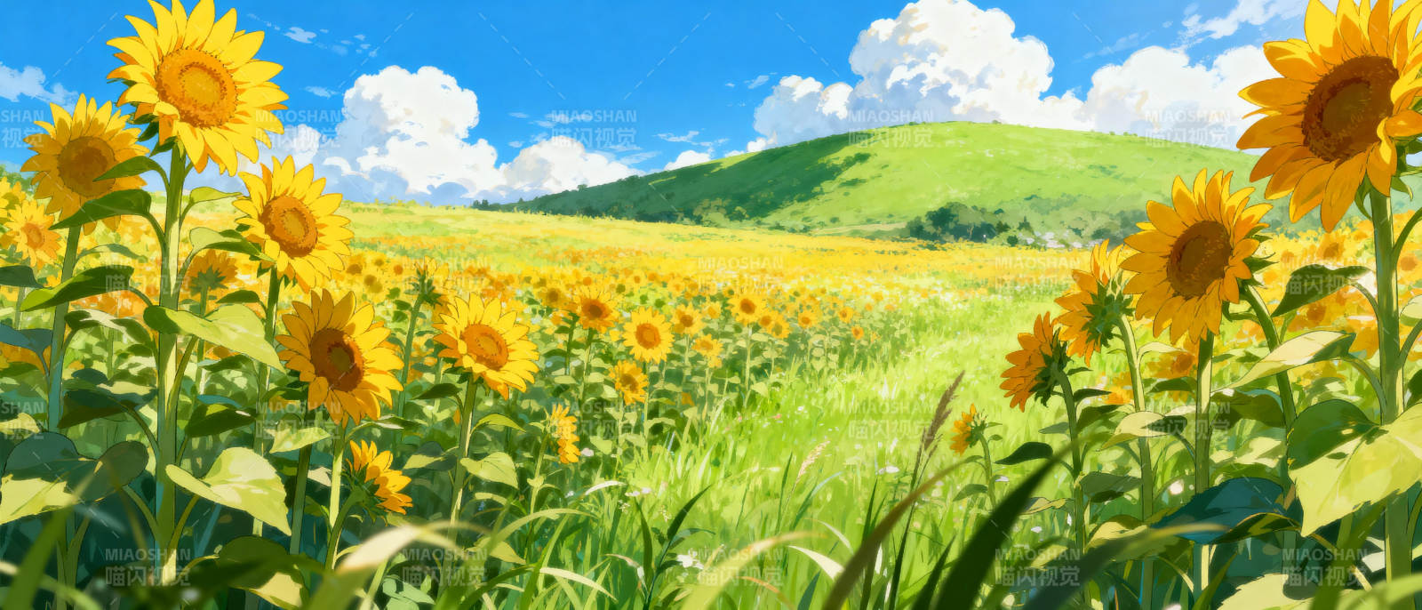 向日葵花海图片