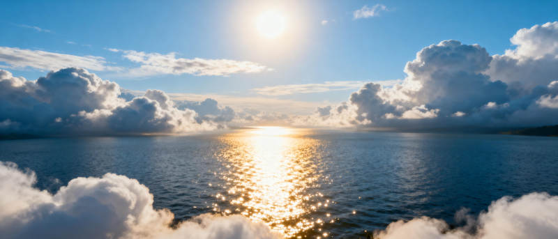 海上日出云海图片