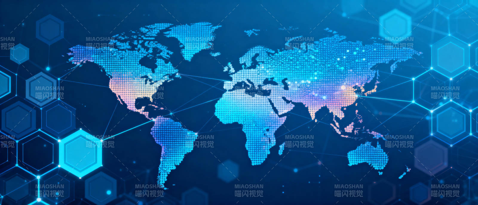 全球科技网络图图片