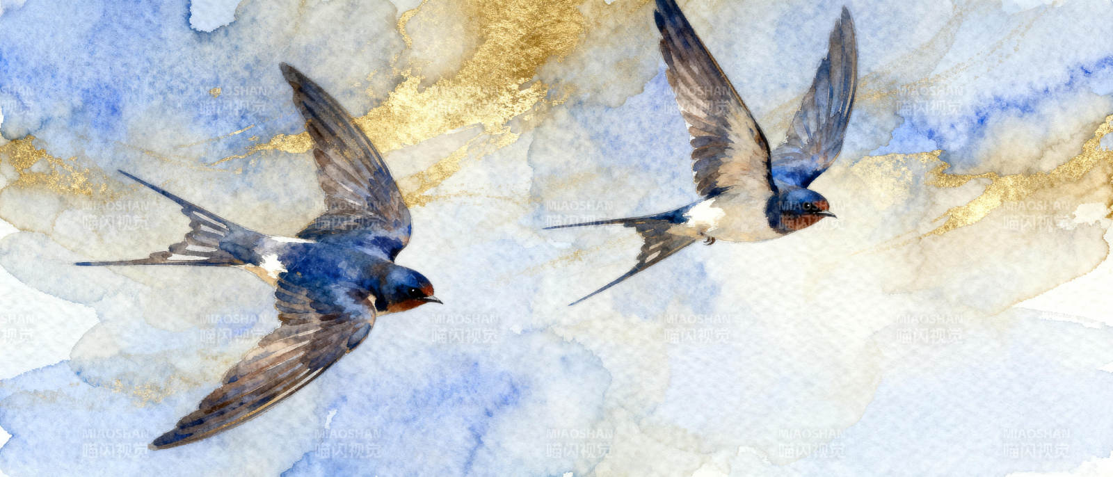 燕子飞翔图片