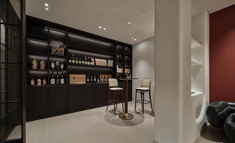 现代酒柜吧台设计图片