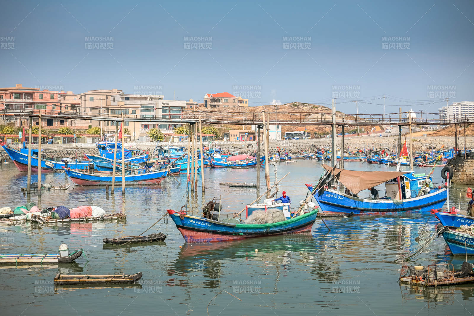 泉州渔港风光图片