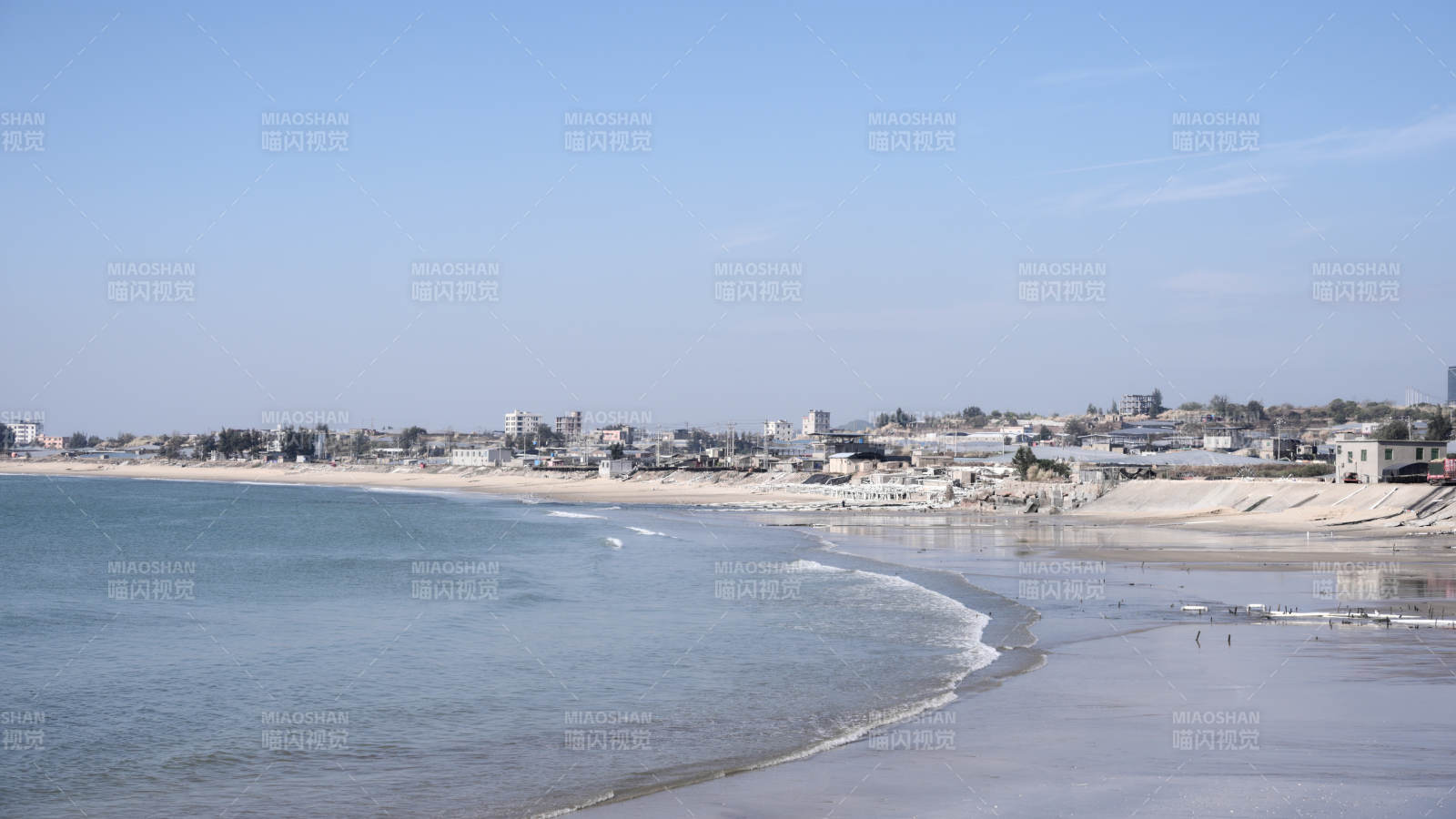 白塘海滨城市风光图片