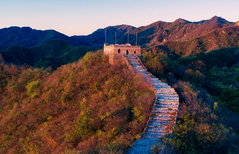 长城秋色图片