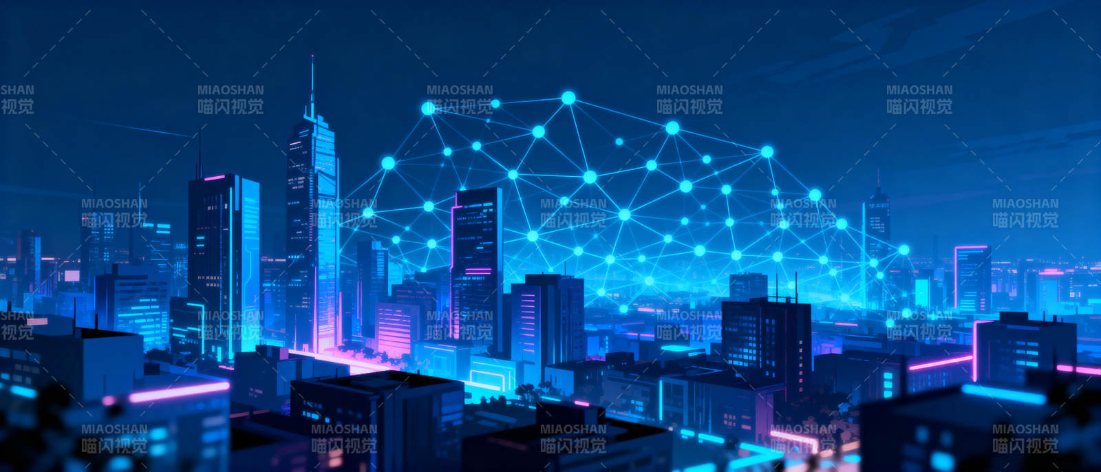 未来都市网络图片