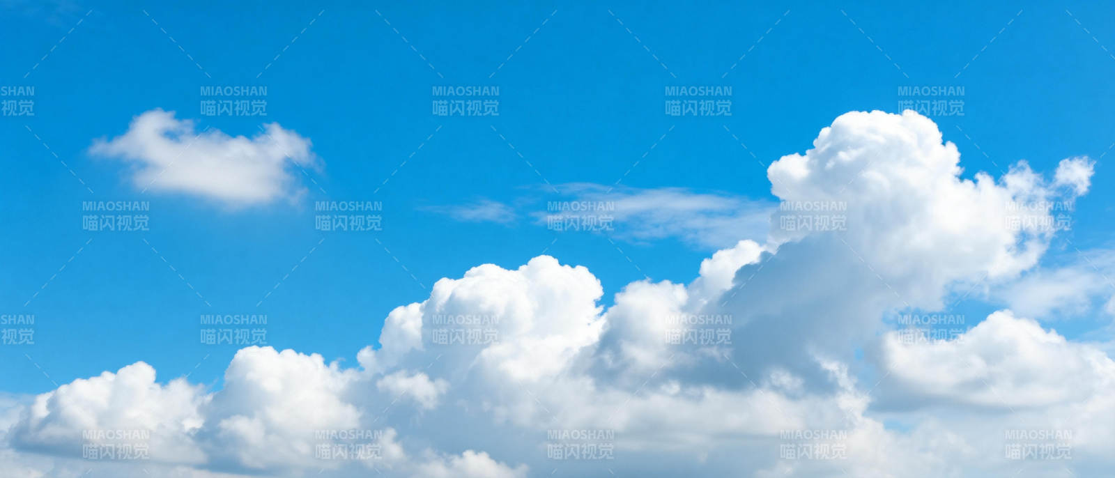 蓝天白云美景图片