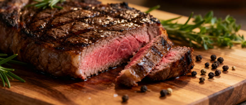 香煎牛排 鲜嫩多汁图片