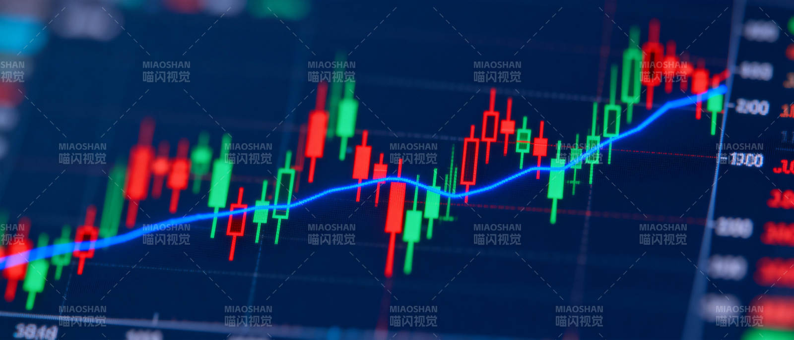 股市趋势图图片