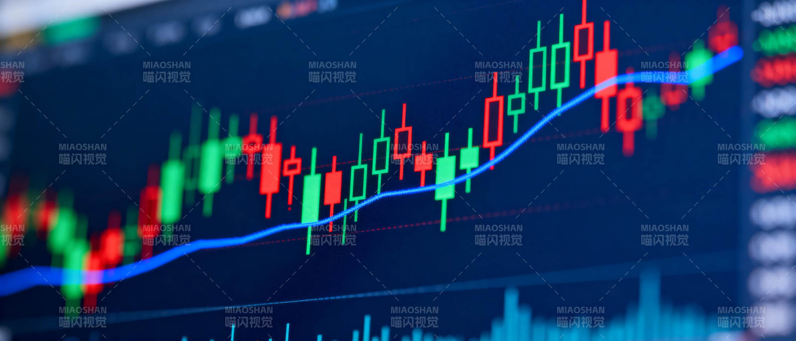 股市行情图图片