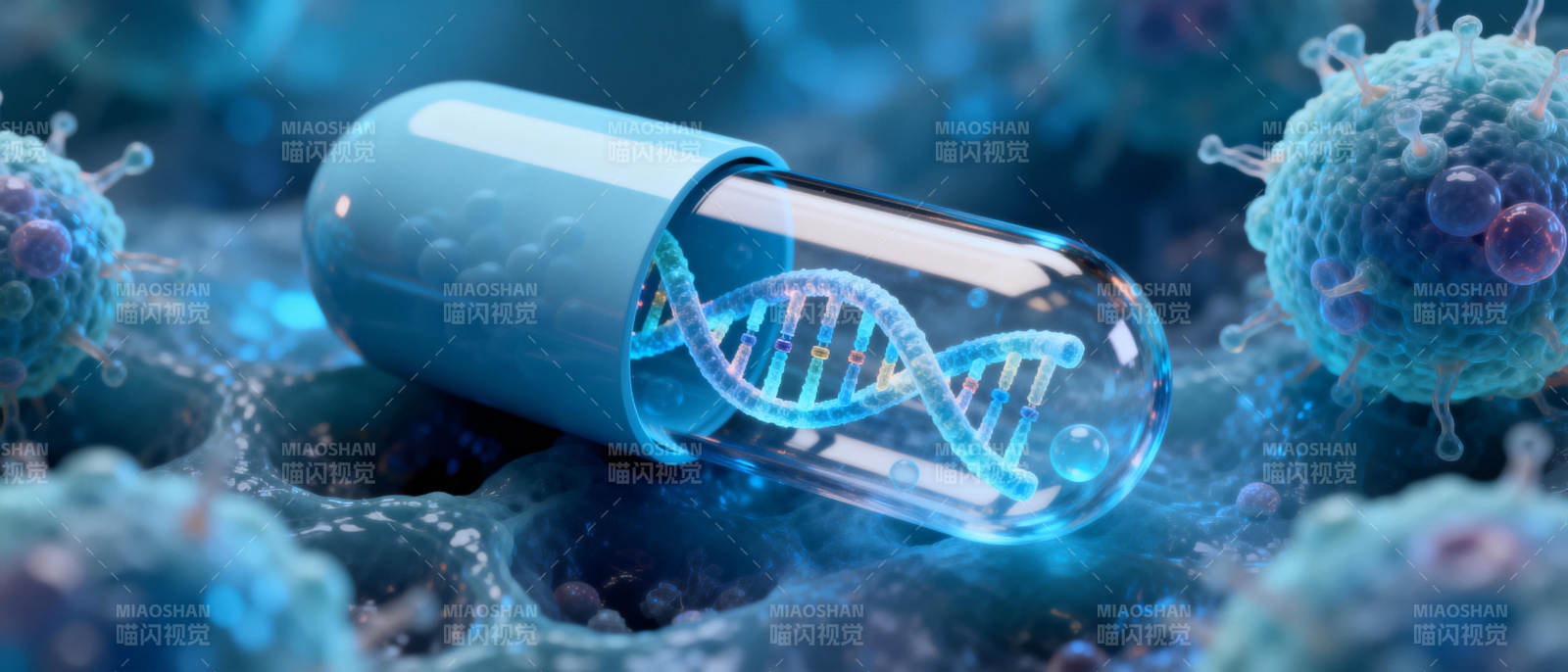 基因胶囊抗病毒图片