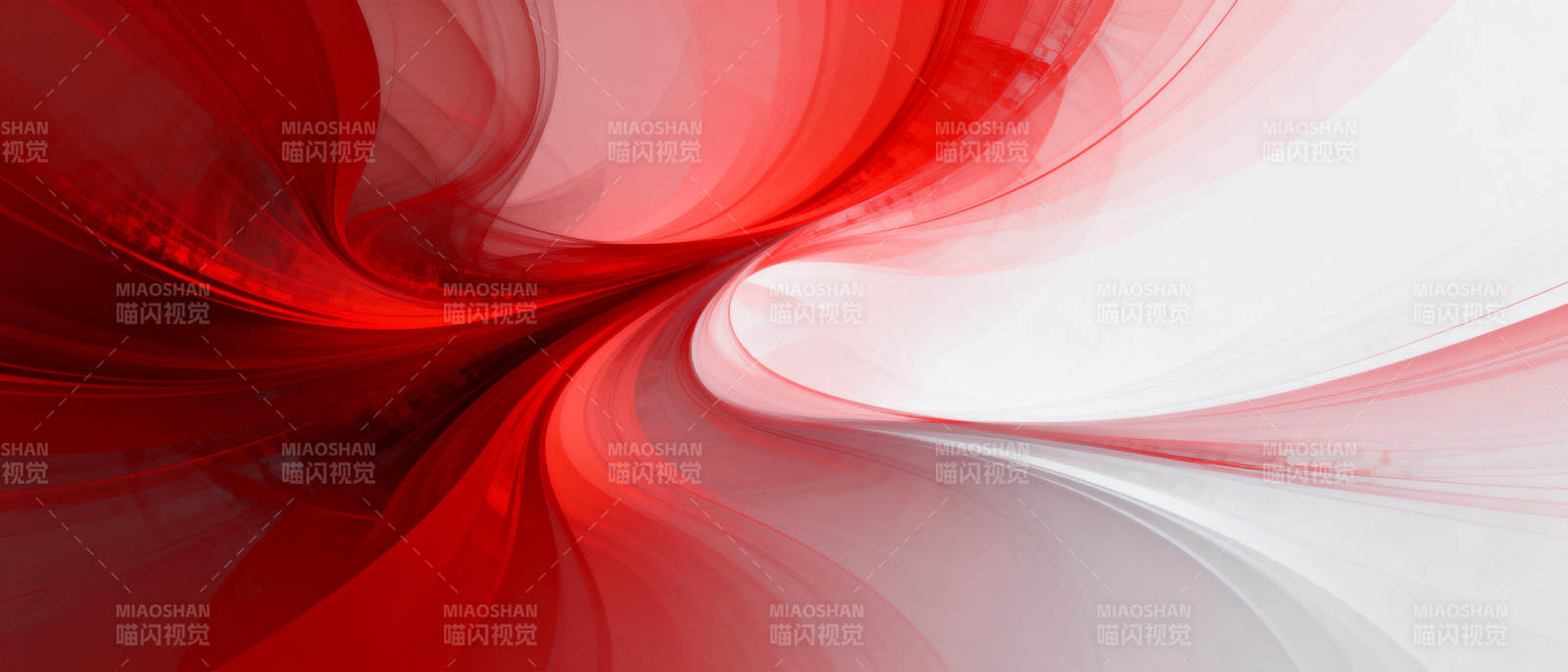 红白交织的抽象艺术图片