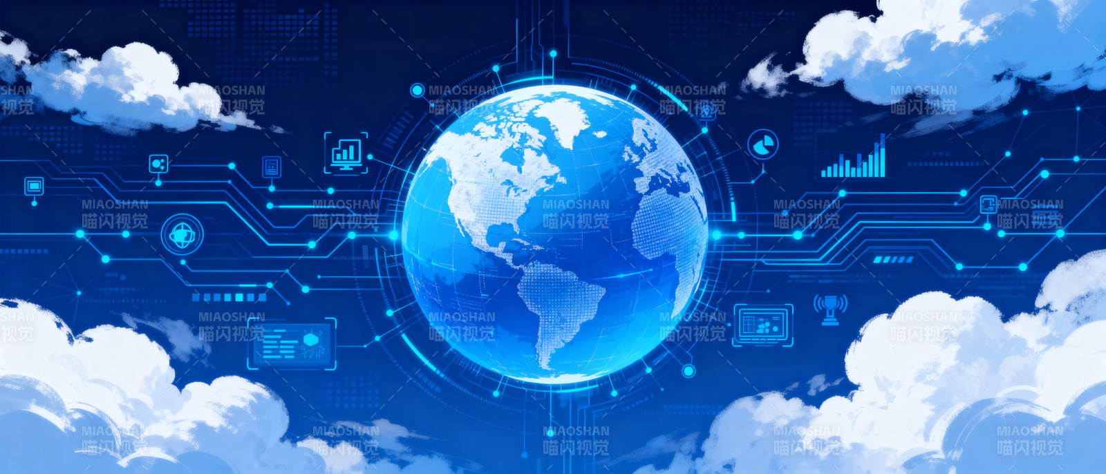 数字地球云科技图片