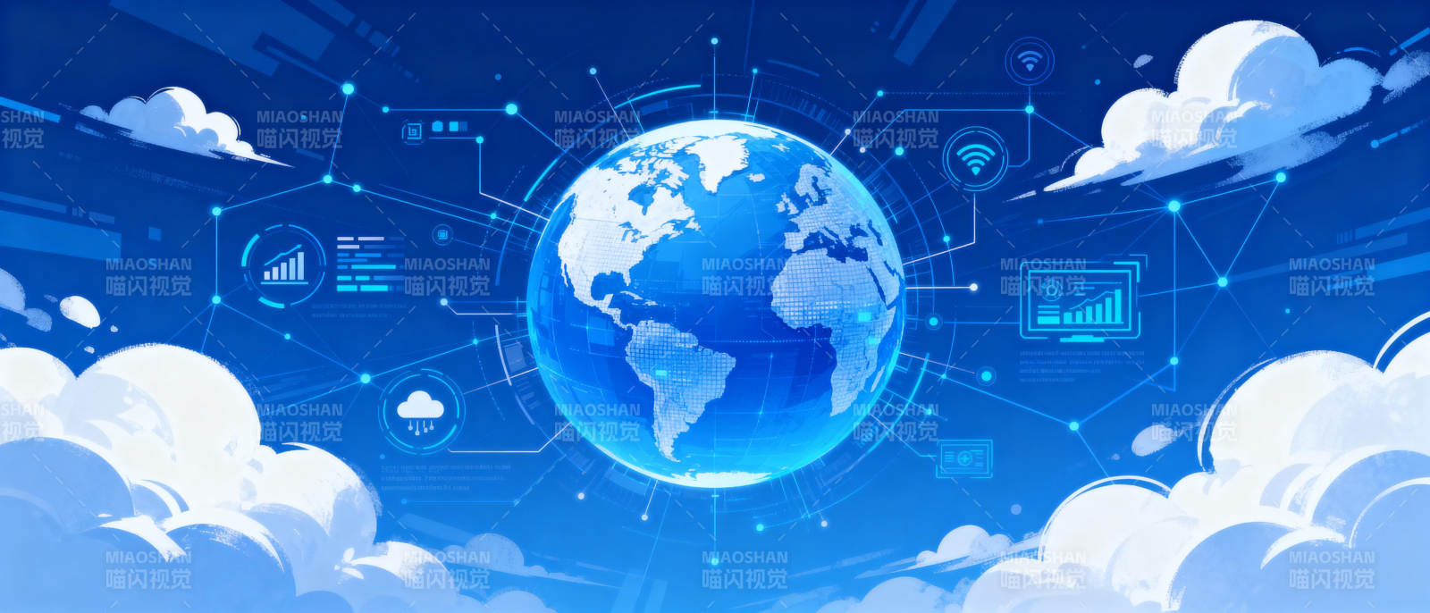 全球网络连接图片
