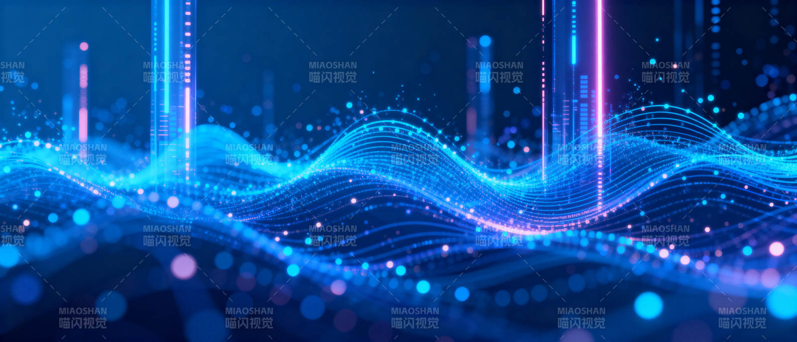 未来科技波浪图片