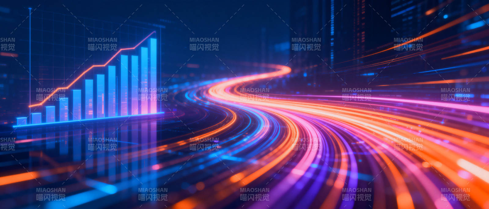 科技驱动未来增长图片