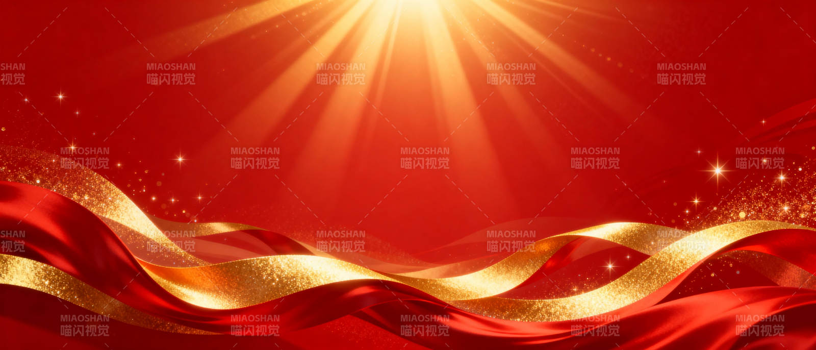 红金光辉迎新春图片