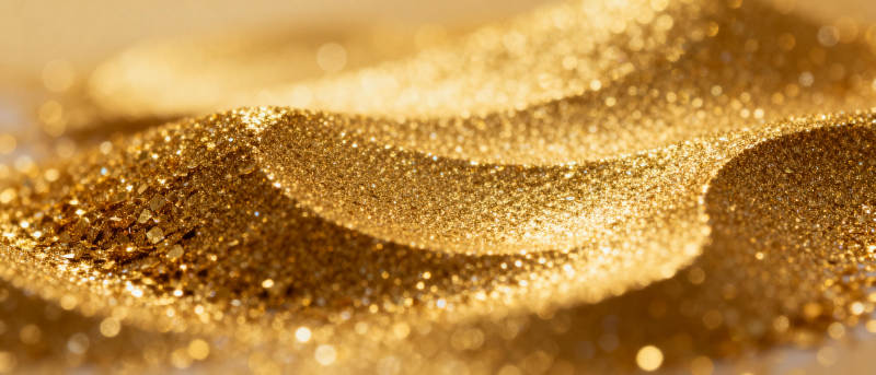 金色波浪闪耀图片