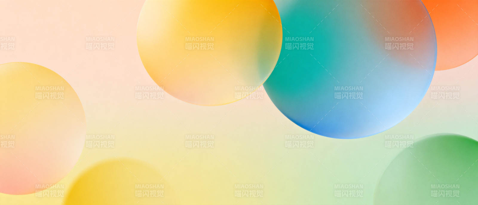 色彩斑斓的圆点图片