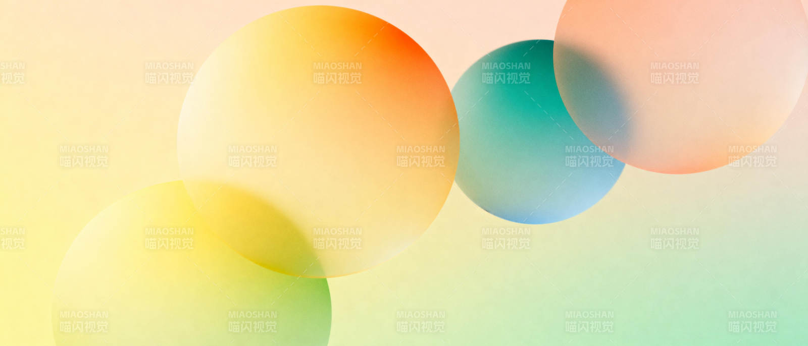 色彩渐变球体图片