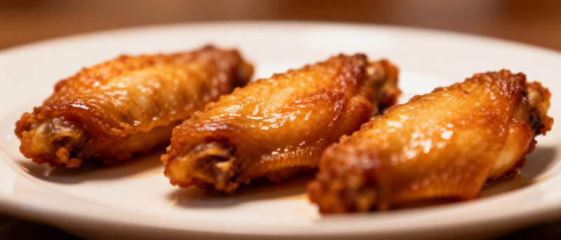 金黄酥脆鸡翅图片