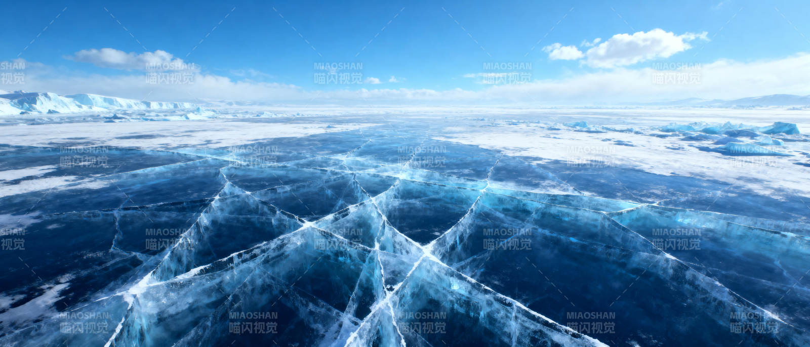 冰裂奇观图片