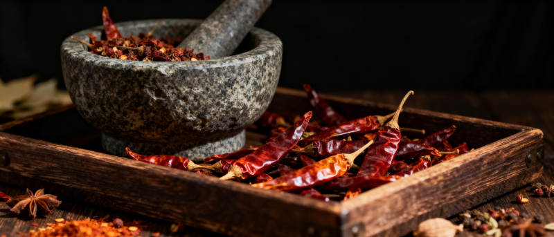 辣椒研磨香料图片