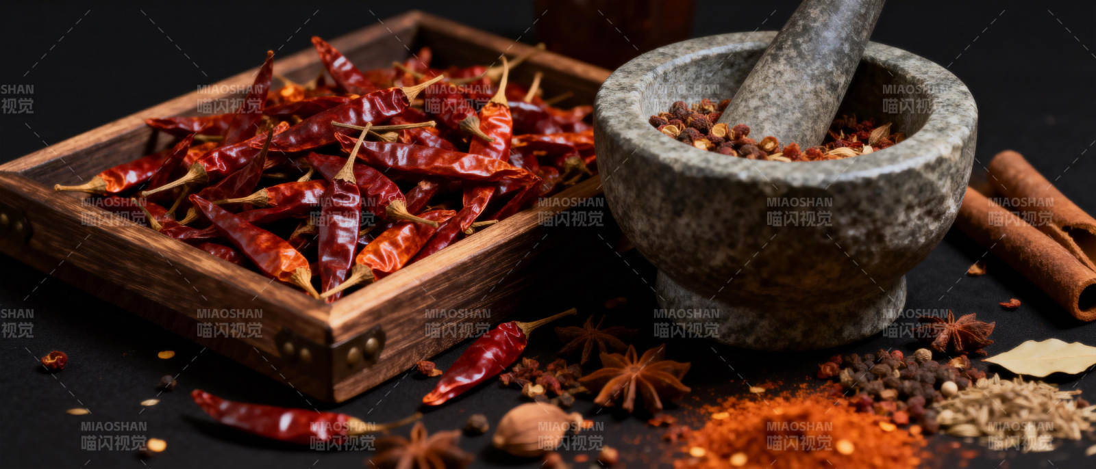 香料与辣椒的盛宴图片