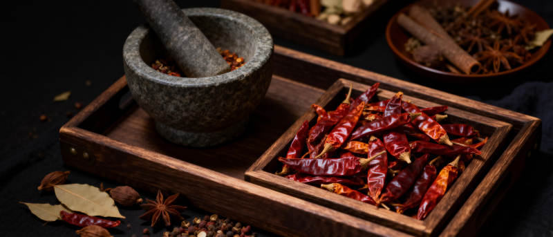 香料与研磨器图片