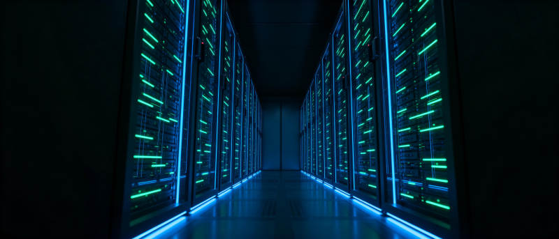 数据中心走廊图片