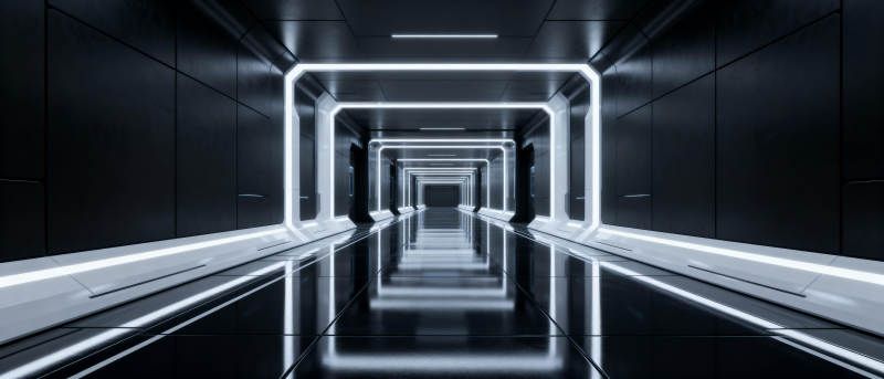 未来科技走廊图片