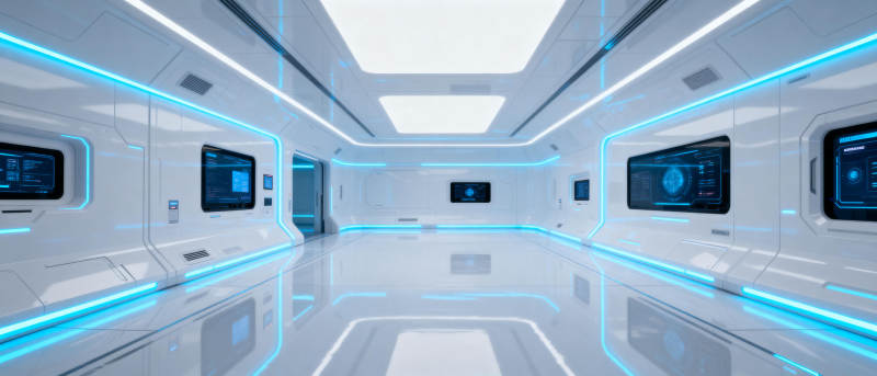 未来科技走廊图片