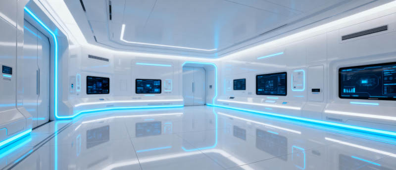 未来科技走廊图片