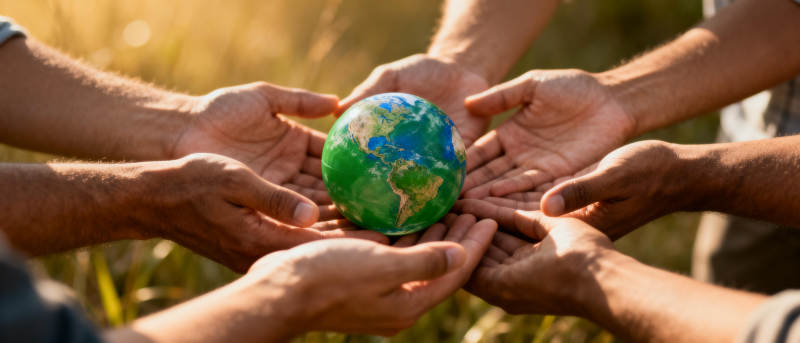 共护地球家园图片