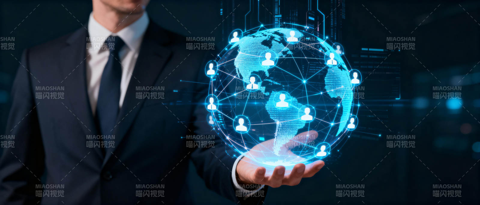 全球网络连接未来图片