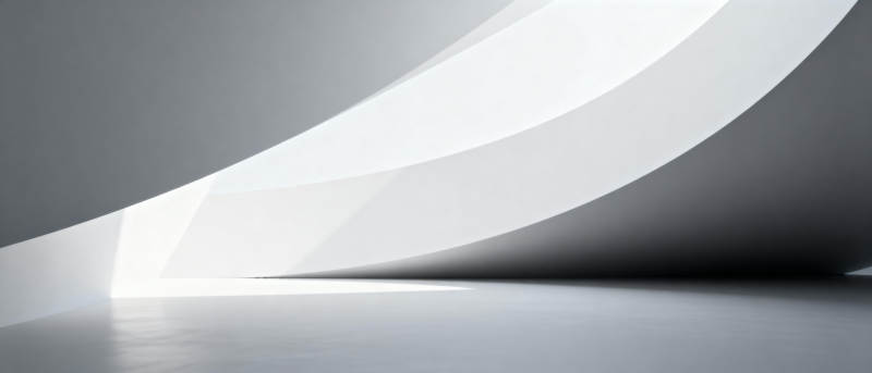 光影交错的曲线空间图片