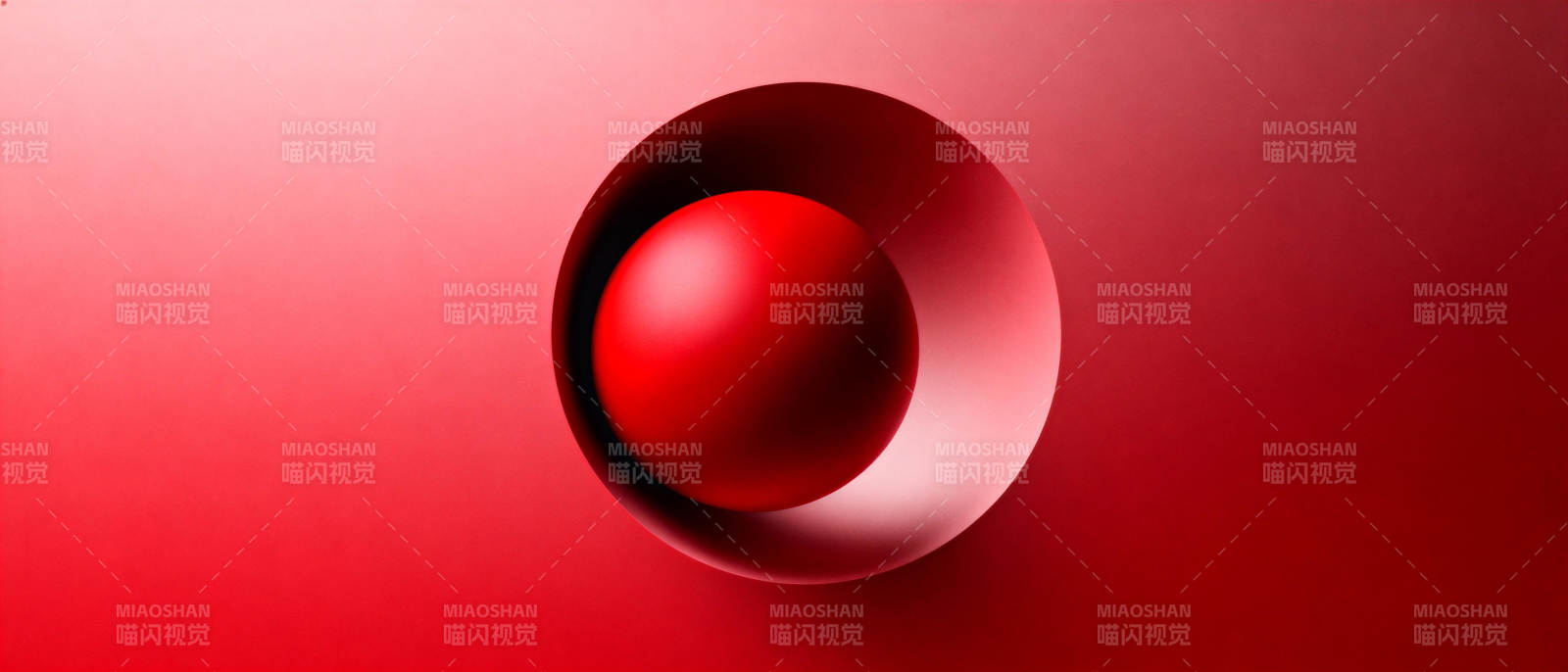 红球嵌入红色凹槽图片