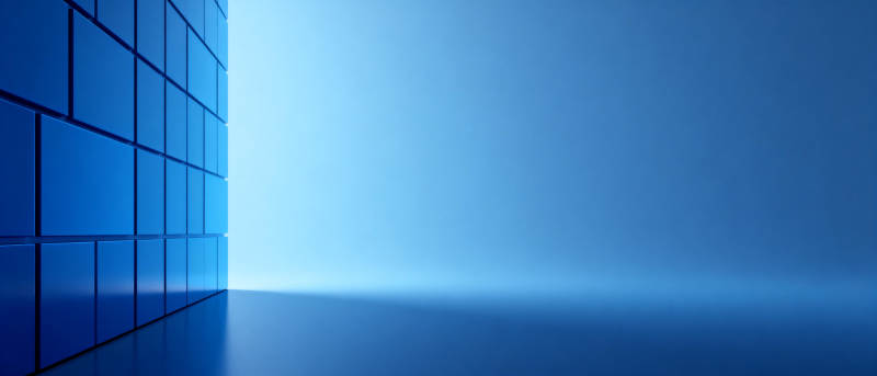 蓝色空间角落图片