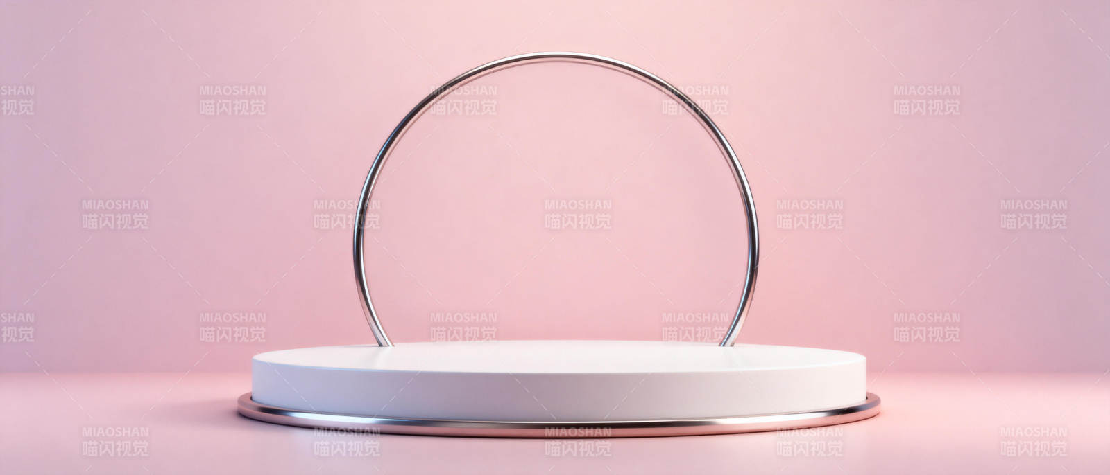 简约圆形展示台图片