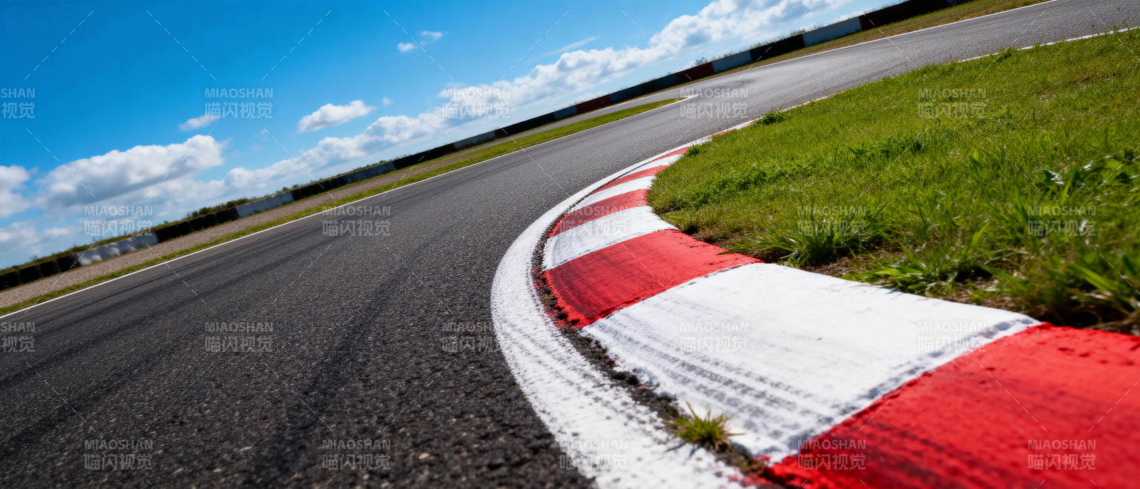 赛道弯道特写图片